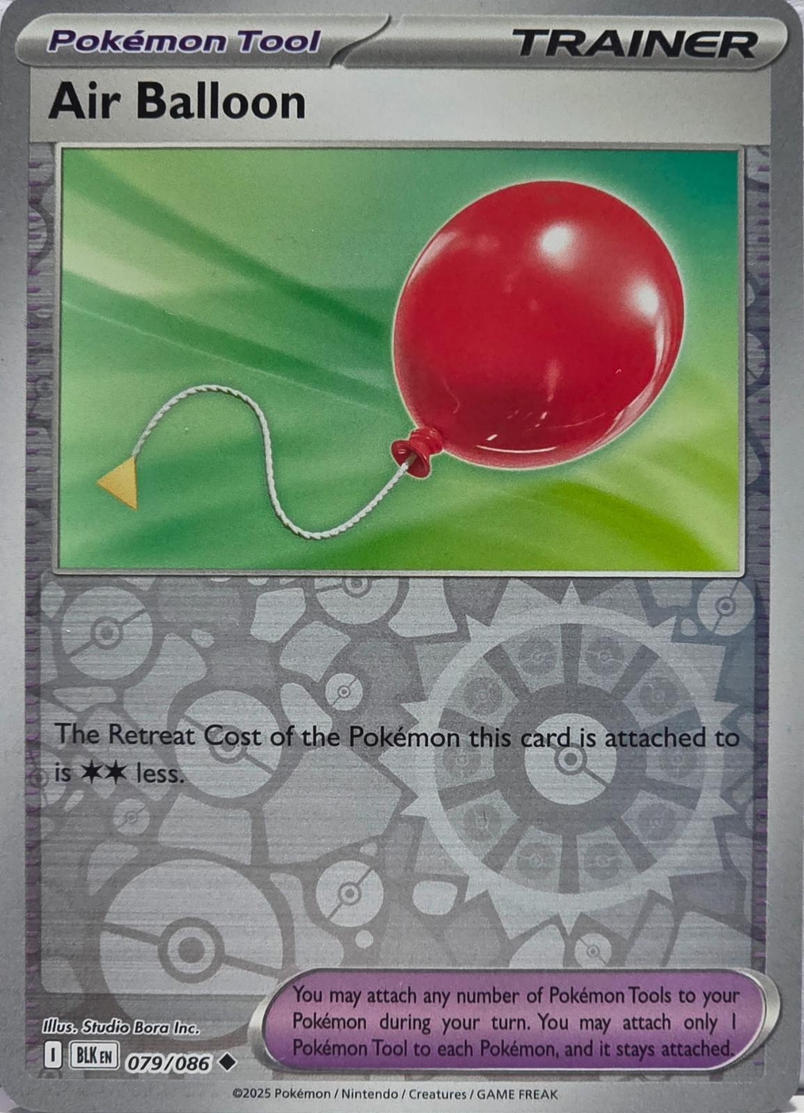 Black Bolt Air Balloon [Reverse] Pokémon card